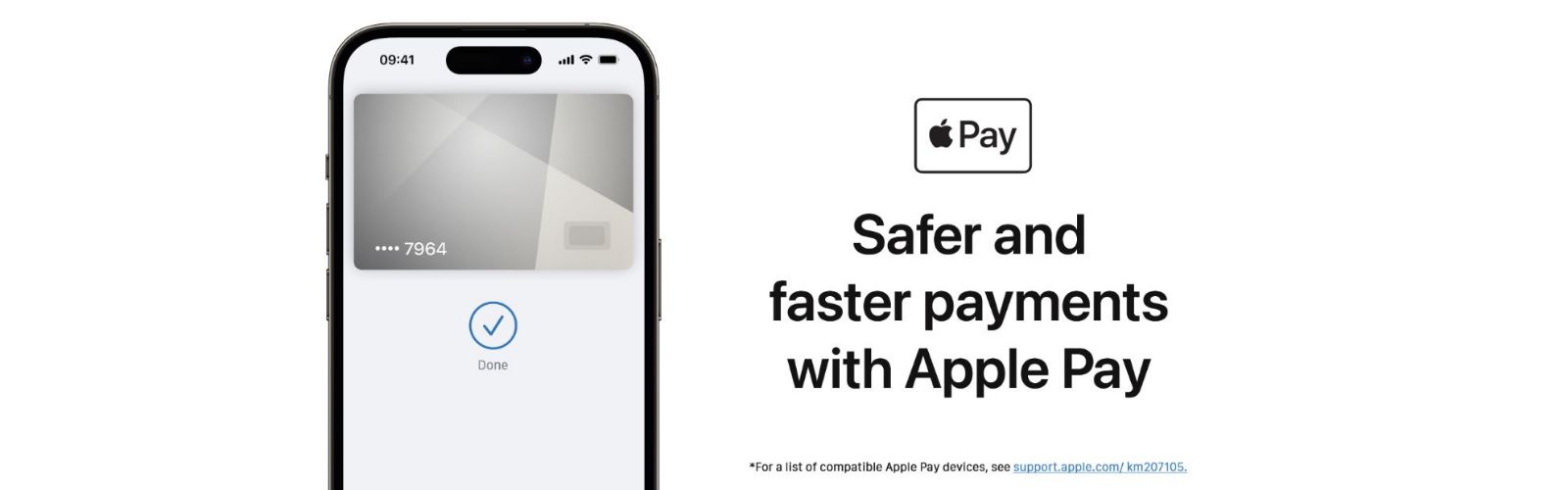 Picture for category Safer and faster payments with Apple Pay